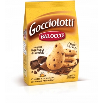 Balocco Gocciolotti 700 g – włoskie ciastka z kawałkami czekolady